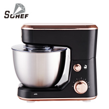 3L stainless steel transparent anti-splash lid bowl bread dough mixer machine for home use